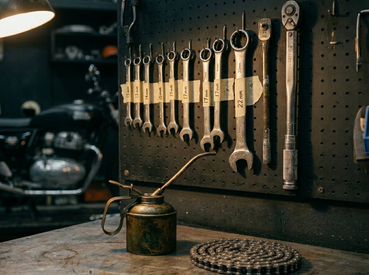 The BLR Piston workbench and tool wall